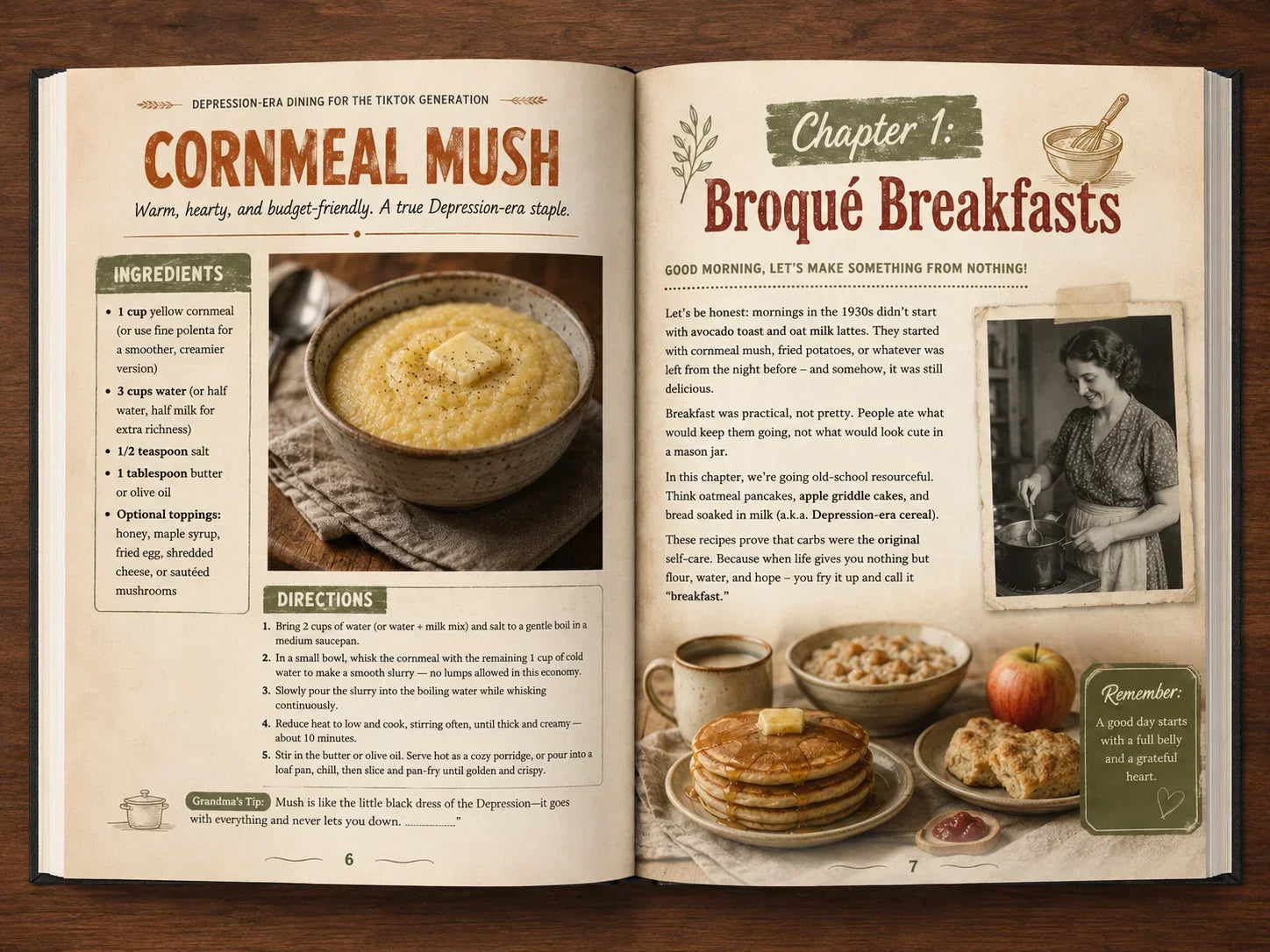 #1 Depression-Era Wisdom Cookbook