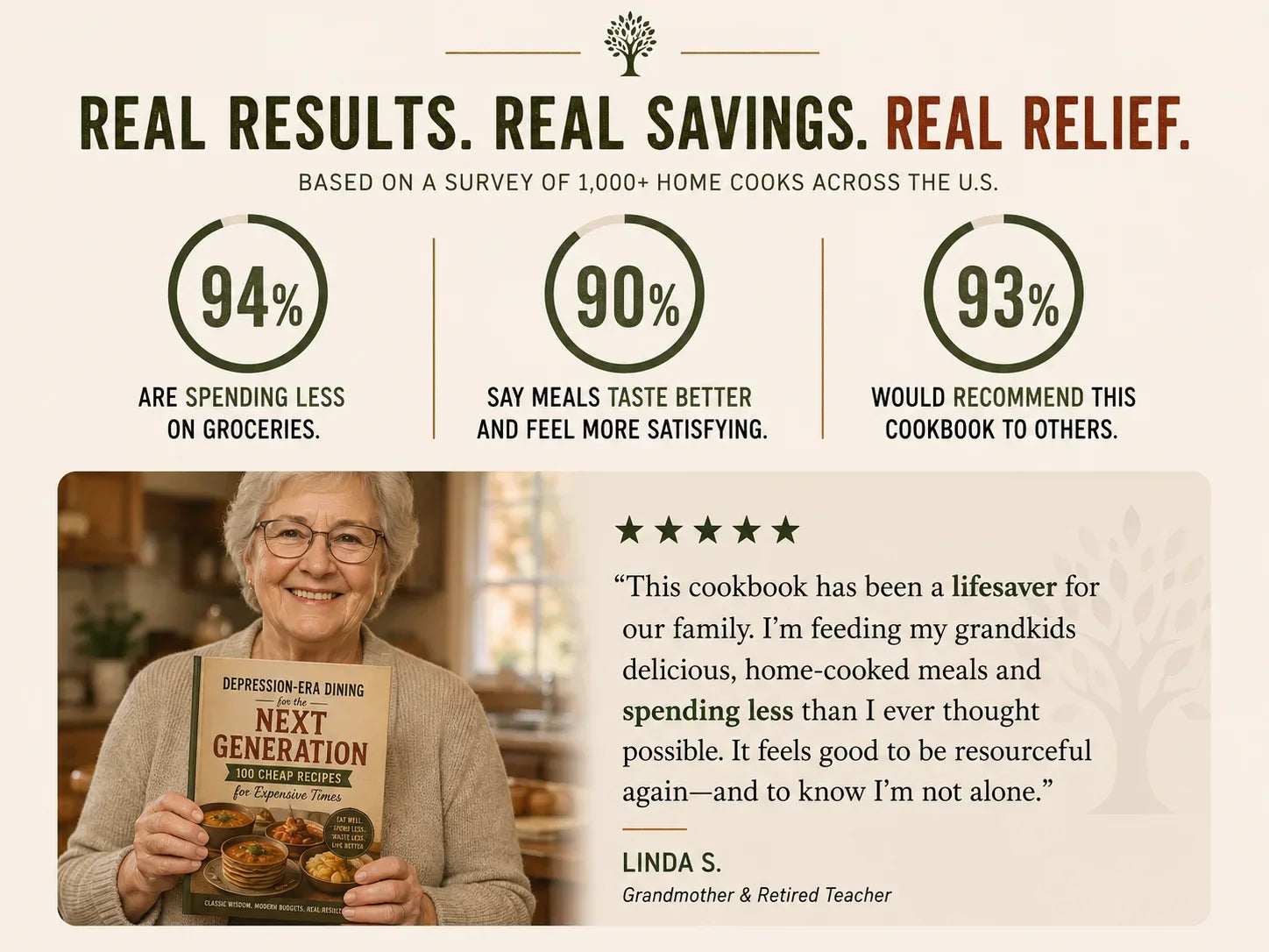 #1 Depression-Era Wisdom Cookbook